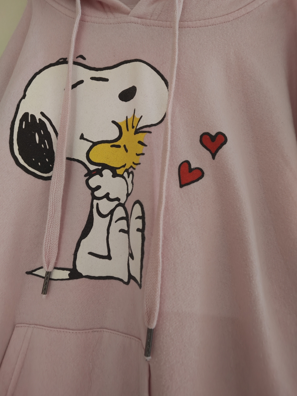 Peanuts Pink Snoopy & Woodstock Hoodie - Picture 2 of 3